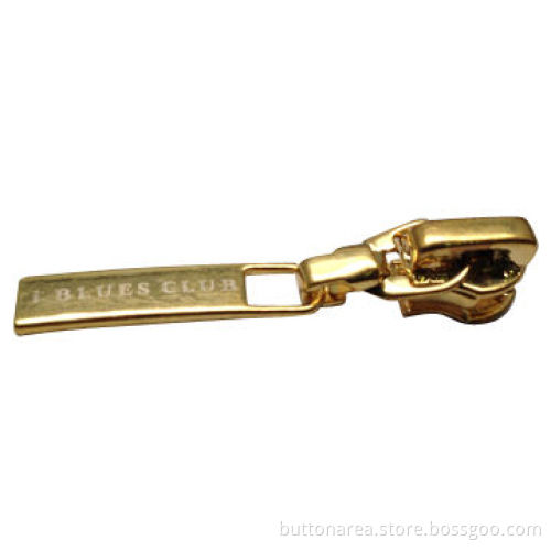 Metal Alloy Slider with Laser Logo Puller